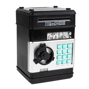 Mini Cofre Eletrônico Digital Senha 4 Dígitos Cédulas e Moedas com [10%PrimeiraCompra]+Frete Grátis