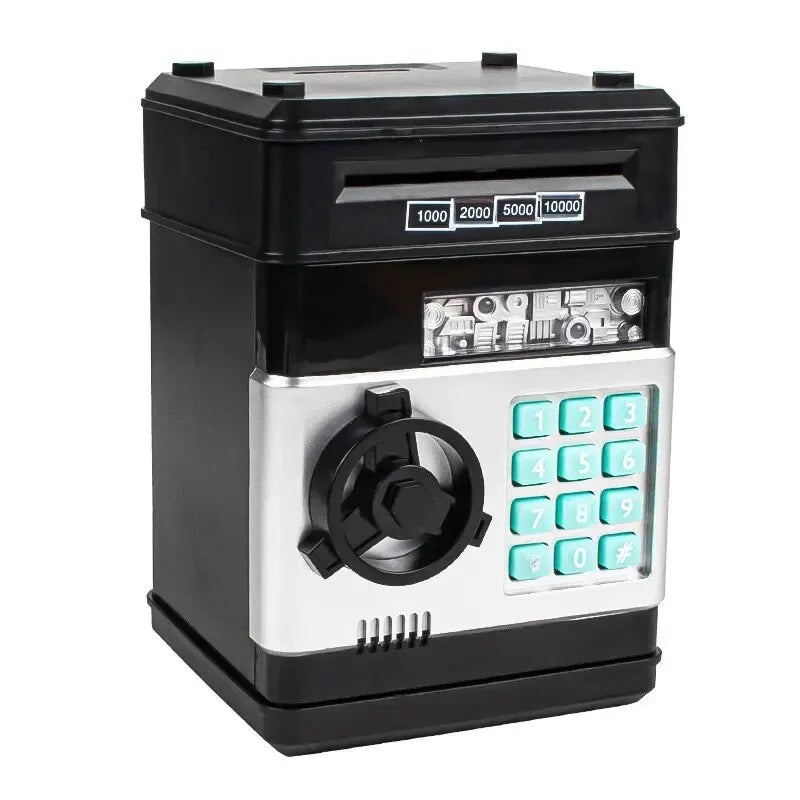 Mini Cofre Eletrônico Digital Senha 4 Dígitos Cédulas e Moedas com [10%PrimeiraCompra]+Frete Grátis