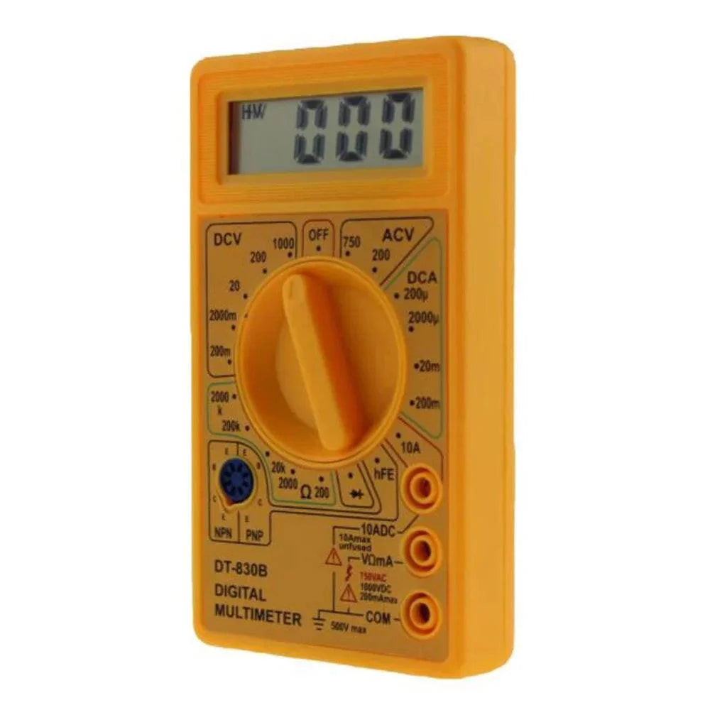 Multímetro Digital DT-830 DCV DCA com Bateria de 9V