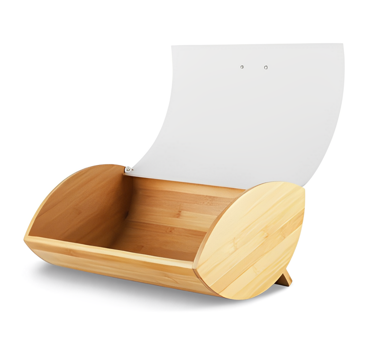 Porta Pão em Bambu com Tampa de Acrílico 15%OFF Primeira Compra + Frete Grátis-Compre até 3 x sem Juros
