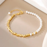 Pulseira Elegante de Pérolas Barrocas - Loja Burnetts