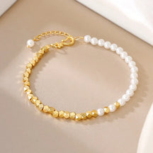 Pulseira Elegante de Pérolas Barrocas - Loja Burnetts