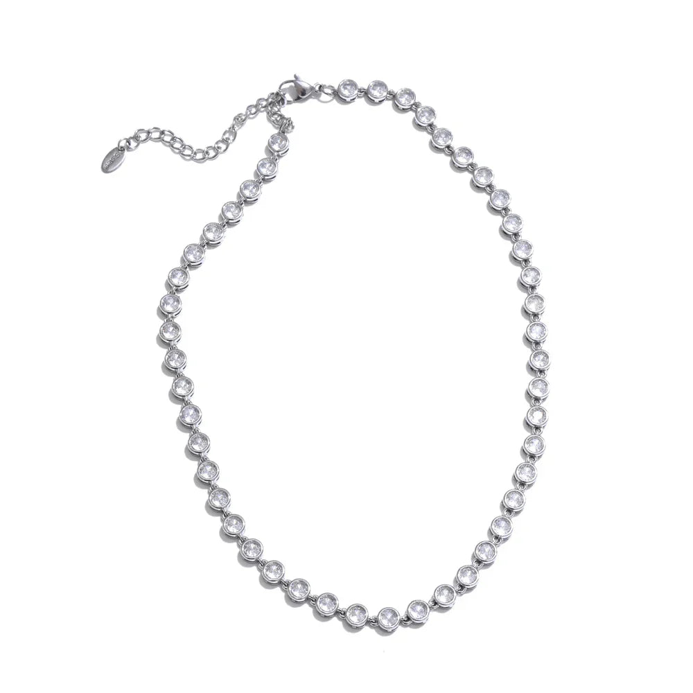 Colar e Pulseira Luxo Zircônia Colorida Burnetts