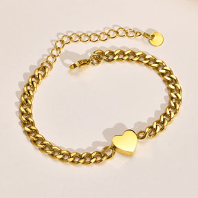 Pulseiras com coraçãozinho