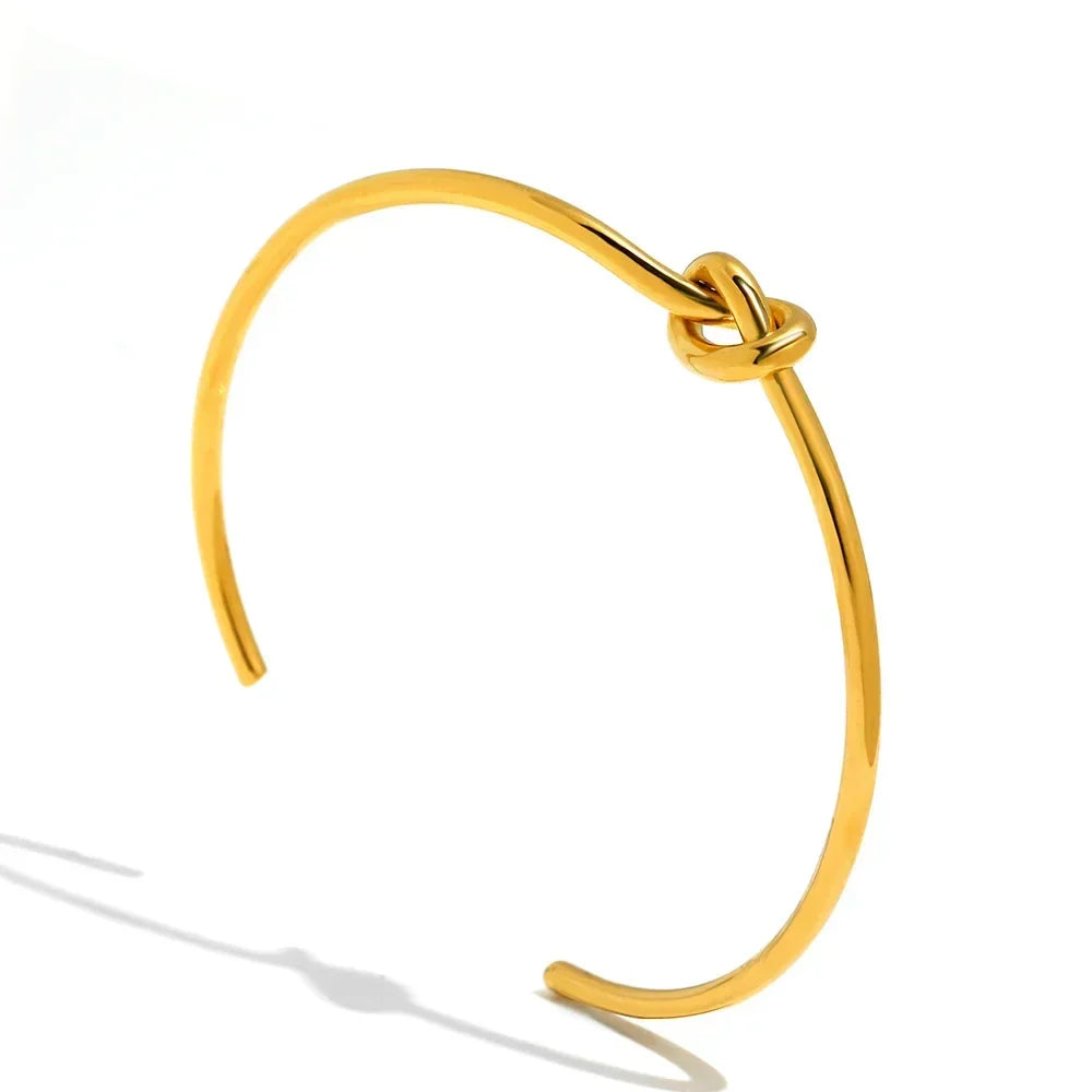 Pulseira Twist de Aço Inoxidável Burnetts Joias