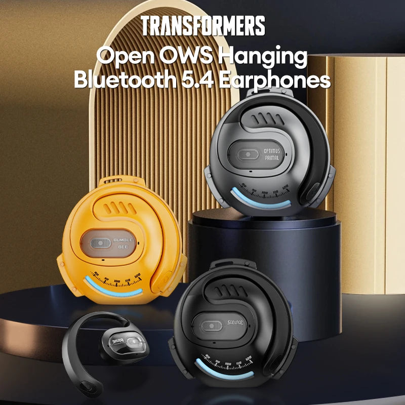 Fone TRANSFORMERS TF-T07 × X15 Pro Gancho de ouvido sem fio Bluetooth 5.4 Fones de ouvido de baixa latência Fones de ouvido esportivos para jogos Gamer