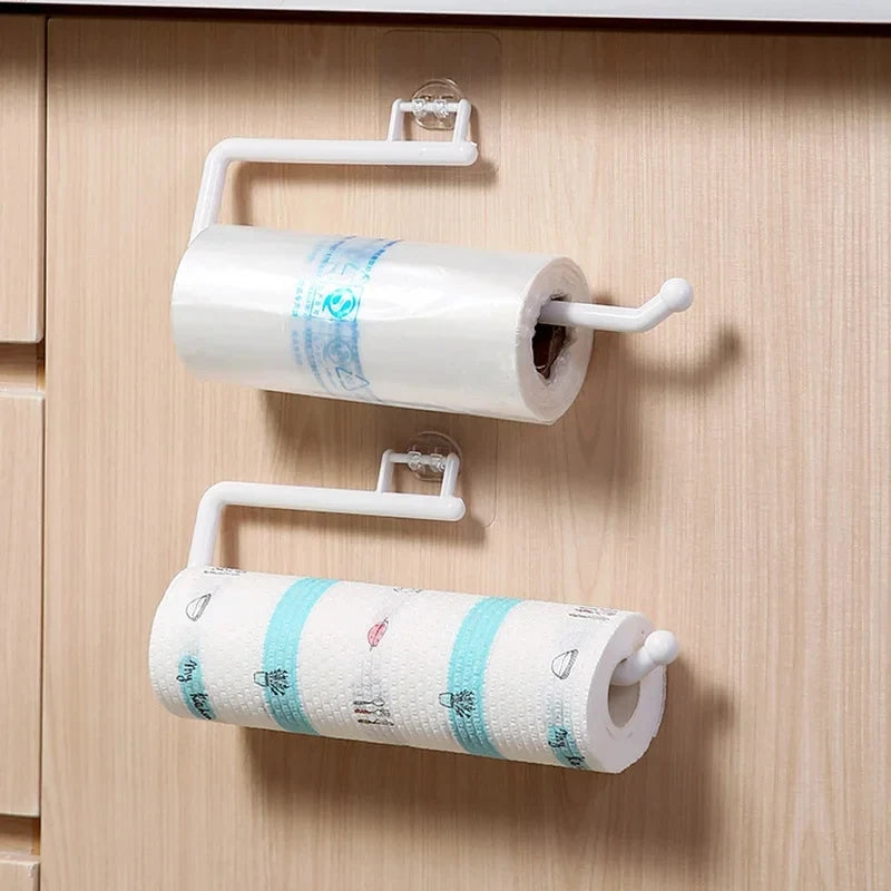 Suporte De Suspensão De Tecido De Cozinha, Suporte De Papel De Rolo De Higiênico, Toalheiro, Armário De Banheiro, Organizador De Gancho De Porta