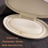 Colar Elegante de Pérolas com Fecho Magnético