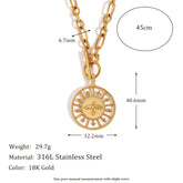 Colar Pingente Totem Pássaro Divino em Ouro 18K
