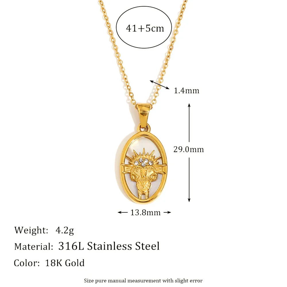 Colar Constelação Ebbelle em Aço Inoxidável 18K