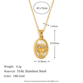 Colar Constelação Ebbelle em Aço Inoxidável 18K