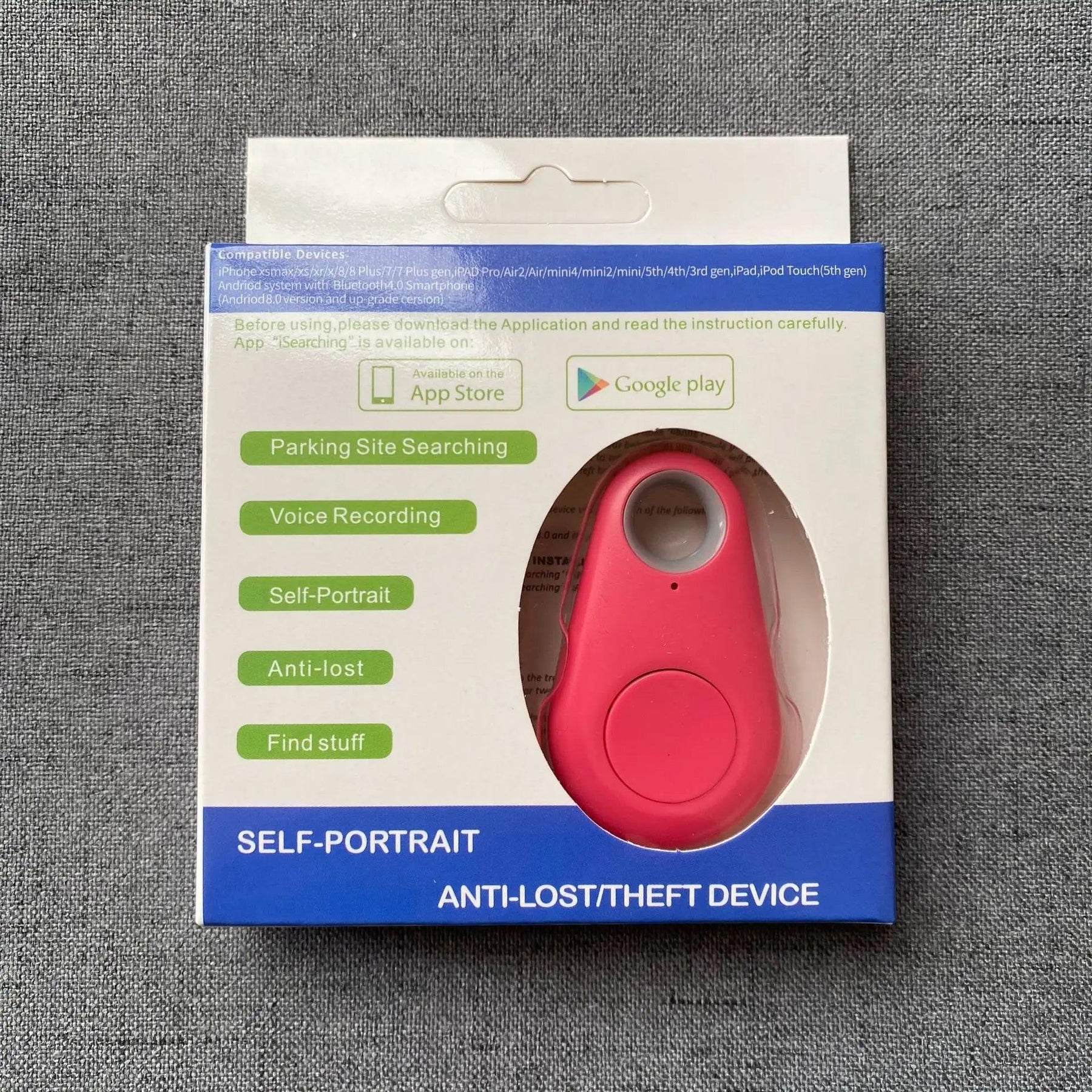 Mini GPS Tracker Bluetooth 5.0 Anti-Lost para Pets e Objetos