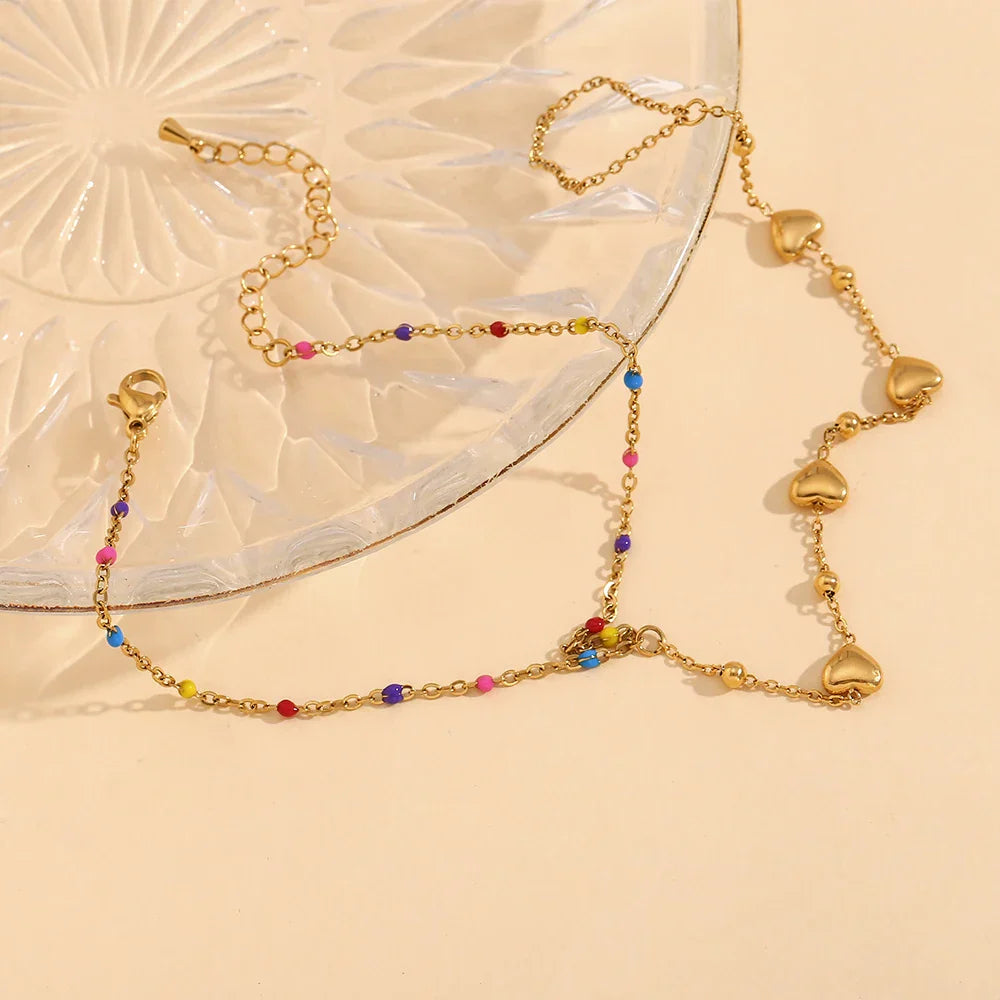 Pulseira Plus Coração Dourado Burnetts