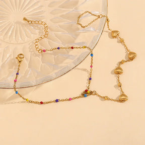 Pulseira Plus Coração Dourado Burnetts