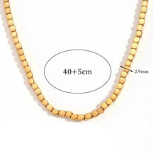 Colar Elegante de Aço Inoxidável com Zircônias