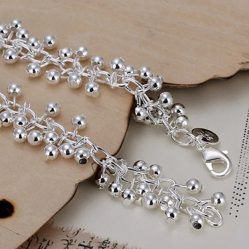 Pulseira Elegance Plus de Prata Esterlina 925 com Contas