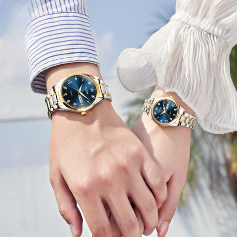 Relógio Diamond Lux Casal (Edição Limitada)
