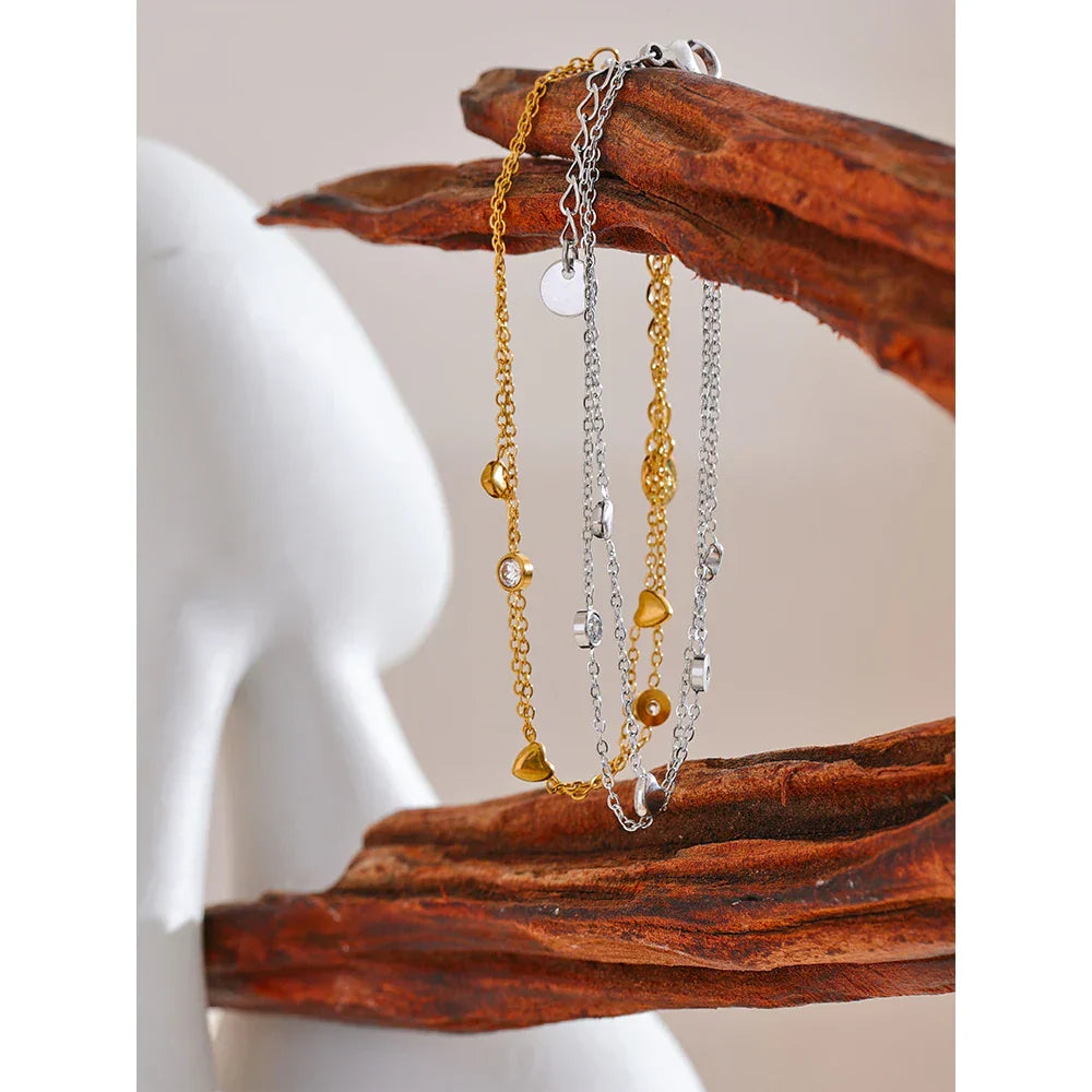 Pulseira Dupla Burnetts Joias: Elegância e Charme