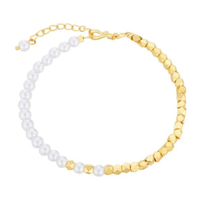 Pulseira Elegante de Pérolas Barrocas - Loja Burnetts