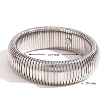 Pulseira Chunky Burnetts Banhada a Ouro e Prata