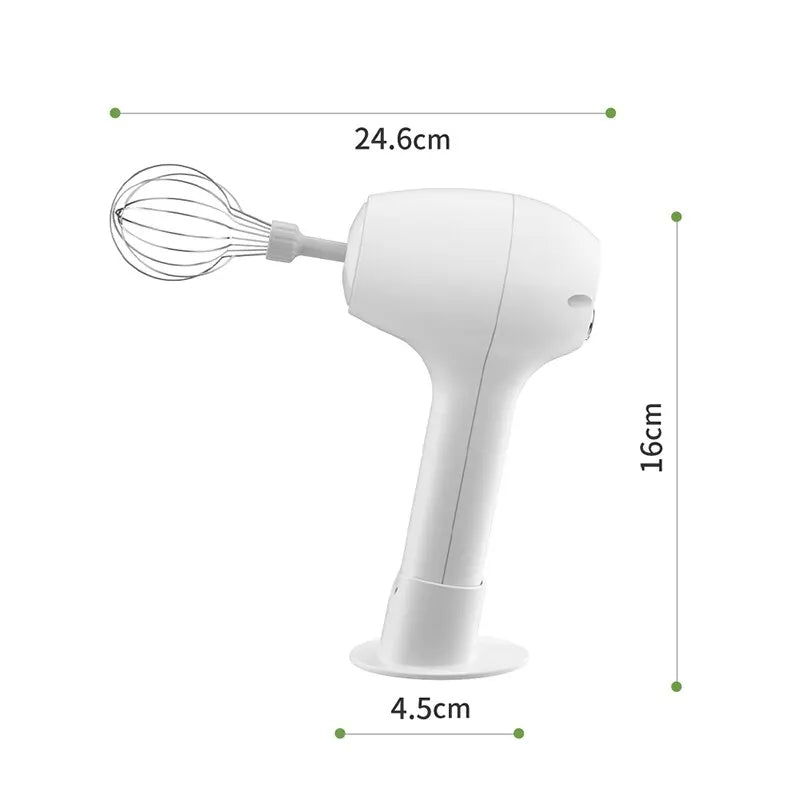 Misturador de alimentos elétrico portátil sem fio batedor automático massa ovo batedor cozimento bolo creme chicote ferramenta cozinha