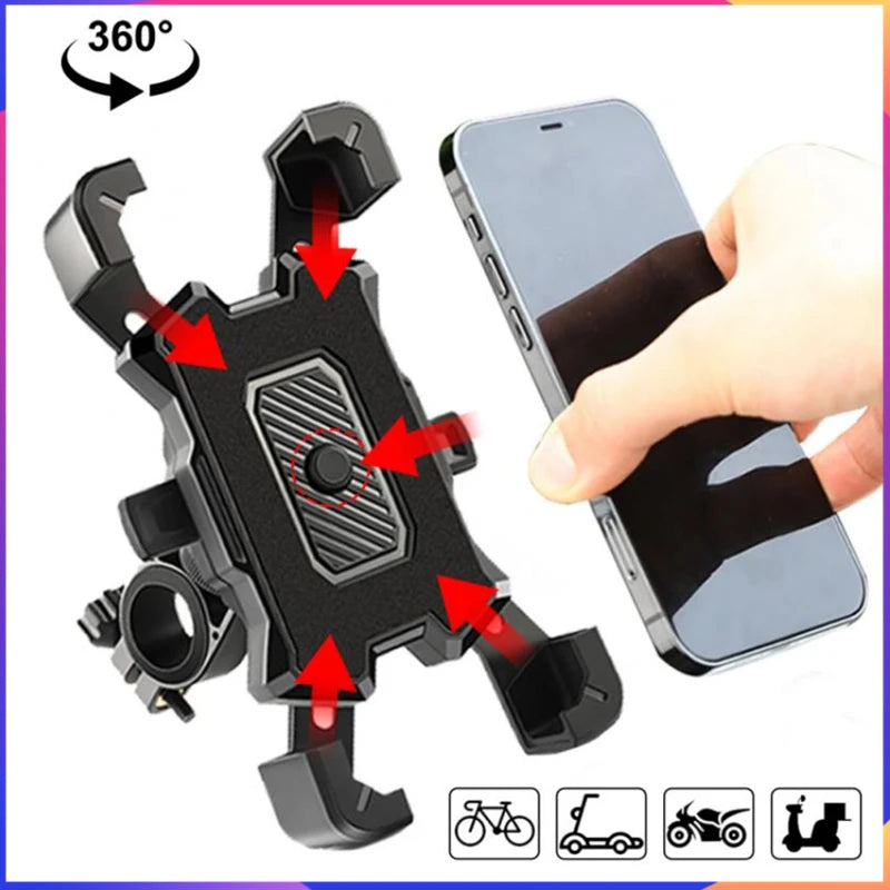 Novo suporte do telefone da bicicleta mtb estrada mountain bike suporte da motocicleta móvel celular suporte de montagem gps para acessórios da bicicleta