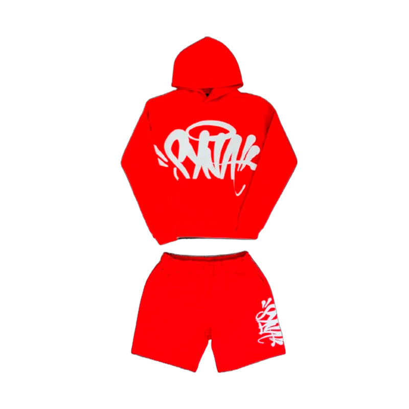 Conjunto Team Syna Hood Twinset Red