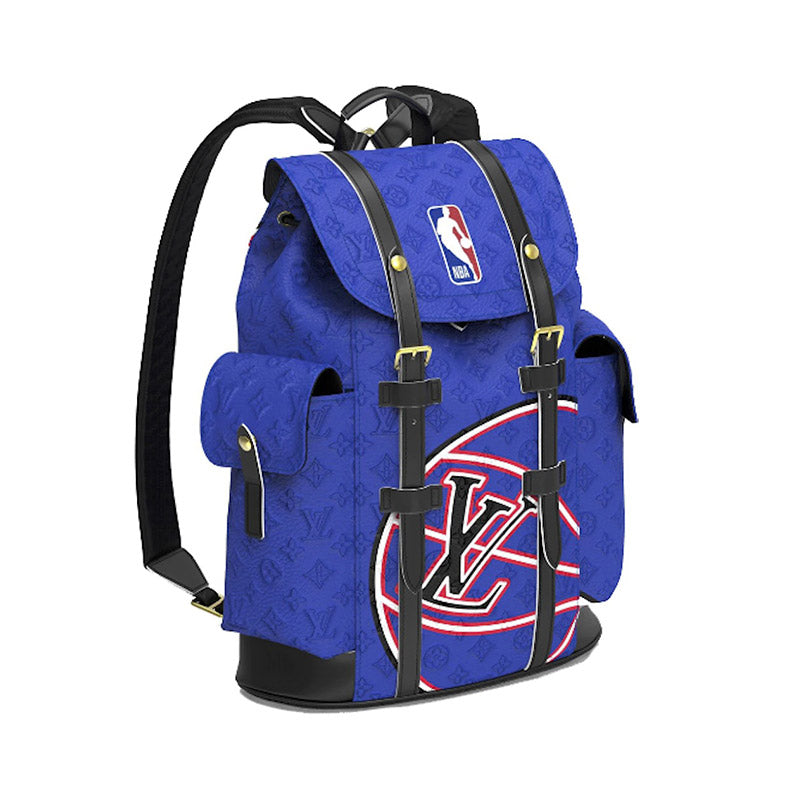 Mochila Louis Vuitton X NBA Christopher MM Blue