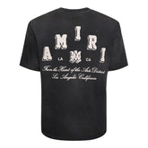 Camiseta Amiri Vintage Collegiate Black