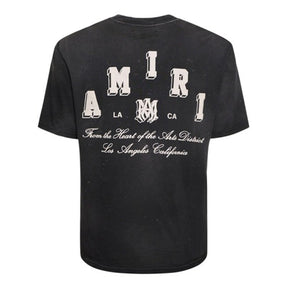 Camiseta Amiri Vintage Collegiate Black