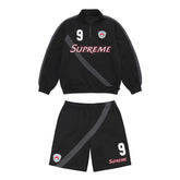 Conjunto Supreme Equipe Half Zip Preto