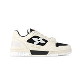 Louis Vuitton Trainer Black White Cream