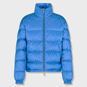 Jaqueta Puffer Dior Oblique Azul