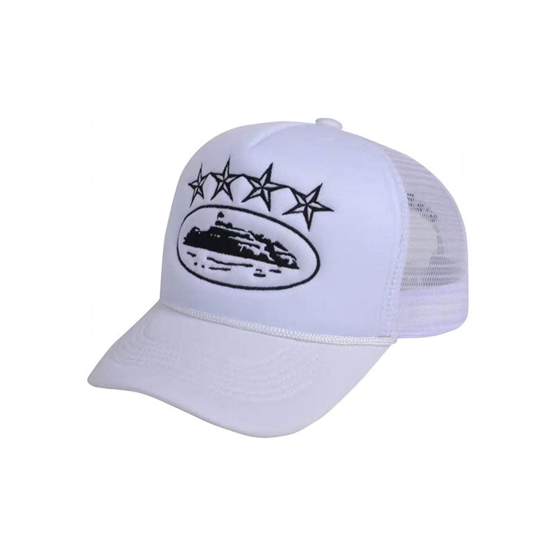 Boné Trucker Corteiz Branco