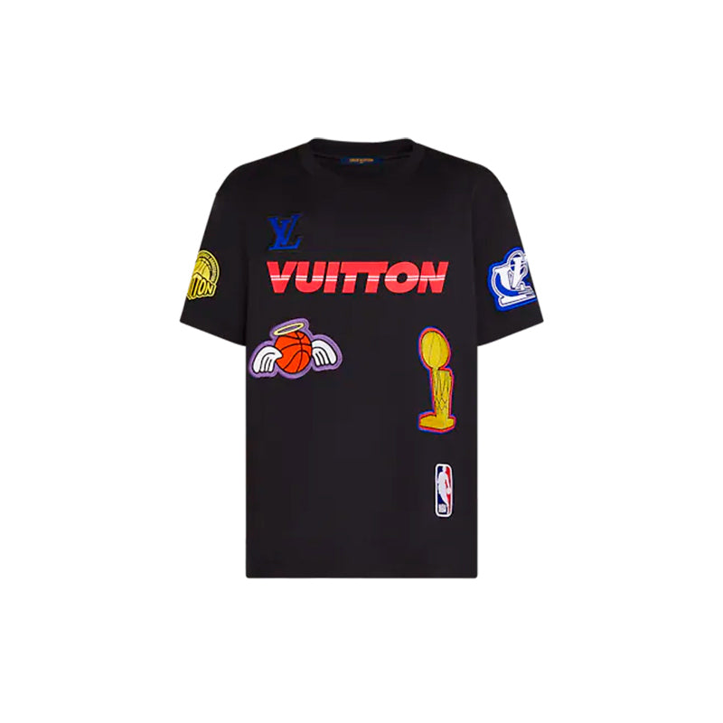 Camiseta Louis Vuitton x NBA Crossover Round Neck Printing