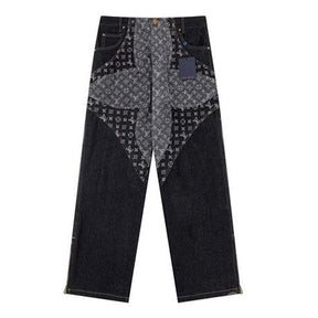 Calça Louis Vuitton Monogram Flower Denim