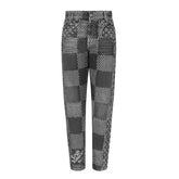 Calça Louis Vuitton x Nigo Giant Damier Waves MNGM