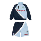 Conjunto Supreme Equipe Half Zip Azul