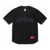 Camiseta Supreme Ultrasuede Mesh Baseball Preto