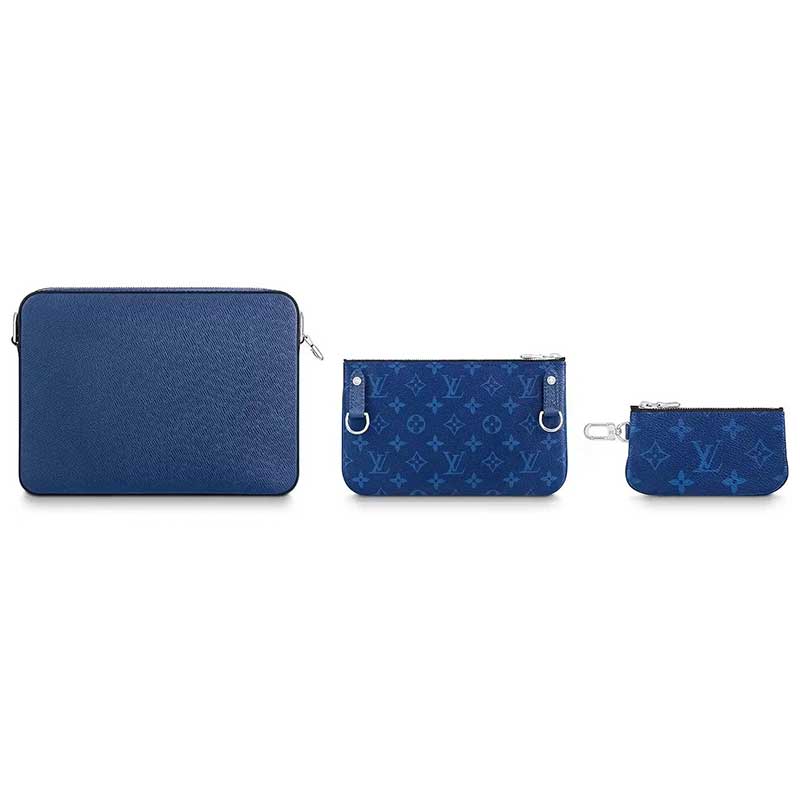 Louis Vuitton Bag Trio Messenger Cobalt Blue