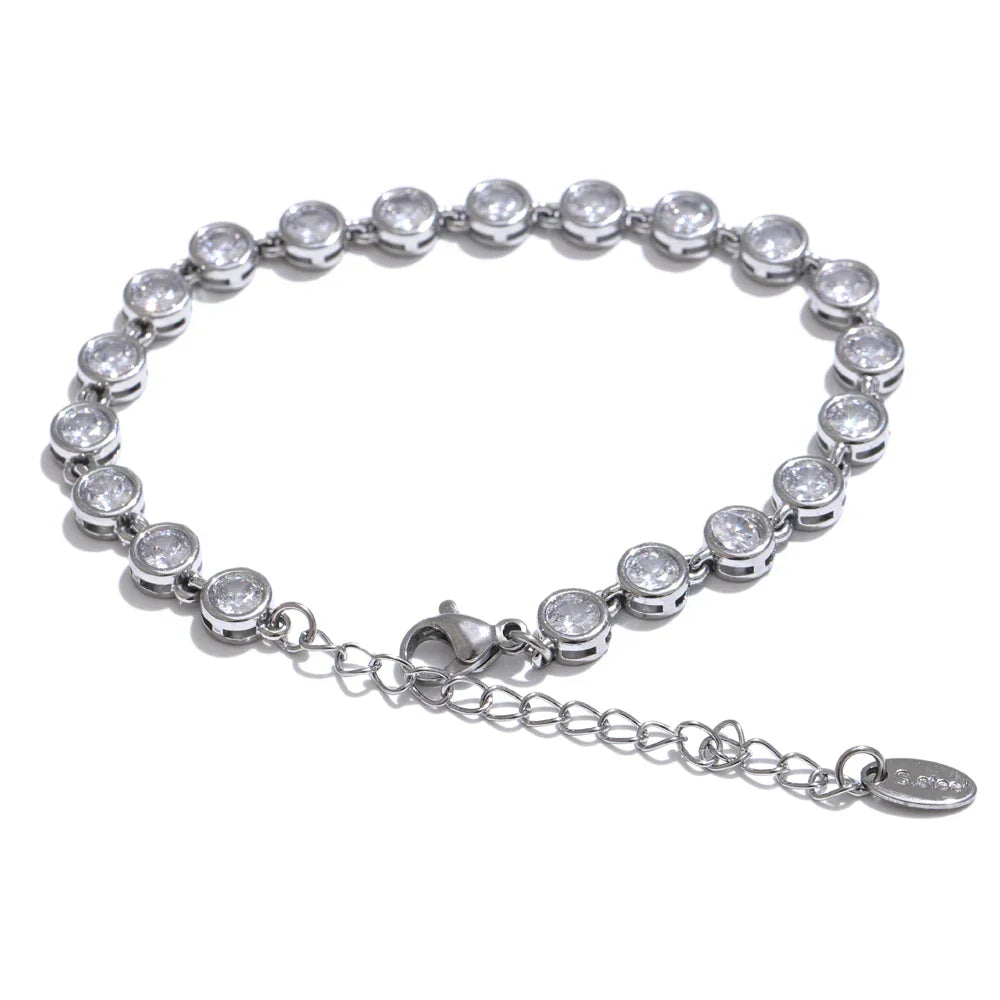 Colar e Pulseira Luxo Zircônia Colorida Burnetts