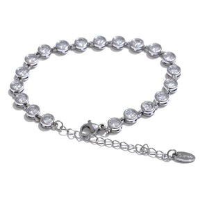 Colar e Pulseira Luxo Zircônia Colorida Burnetts