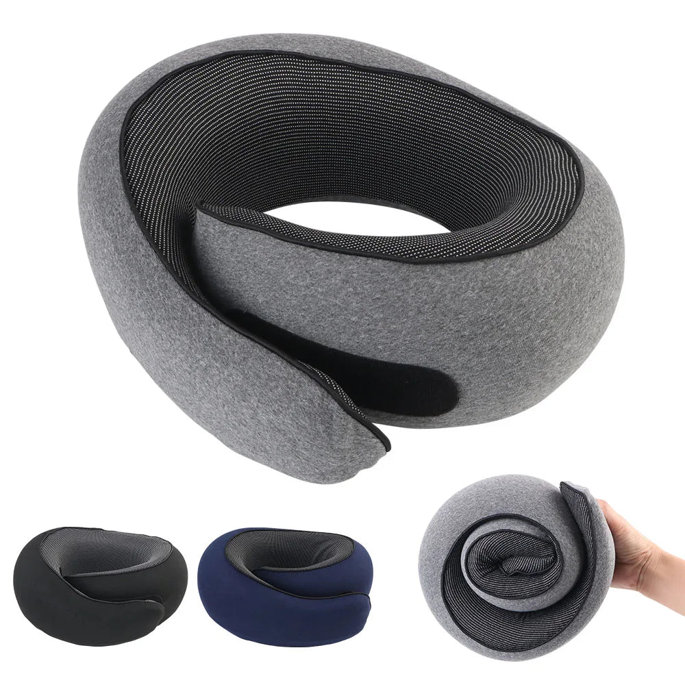 Travesseiro Super confort ErgoFlex Travel – O suporte perfeito para suas viagens e pausas.