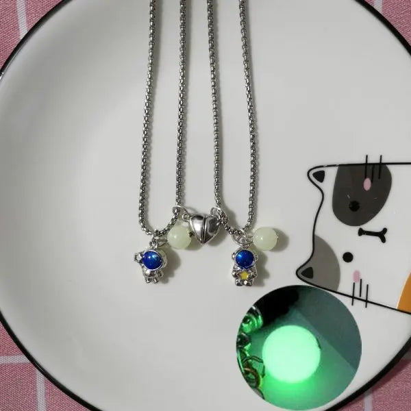 Colares casal astronauta
