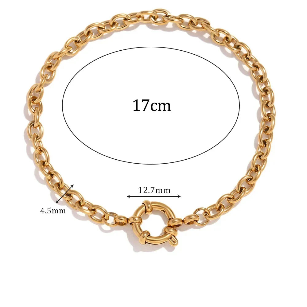 Pulseira Burnetts Joias Banhada a Ouro 18K