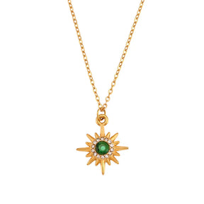 Colar Lucky Star com Zircônia e Pérola