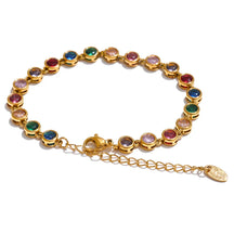 Colar e Pulseira Luxo Zircônia Colorida Burnetts
