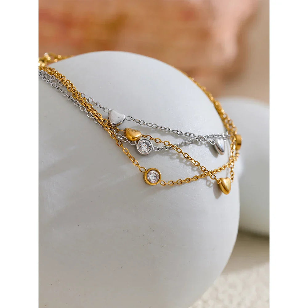 Pulseira Dupla Burnetts Joias: Elegância e Charme
