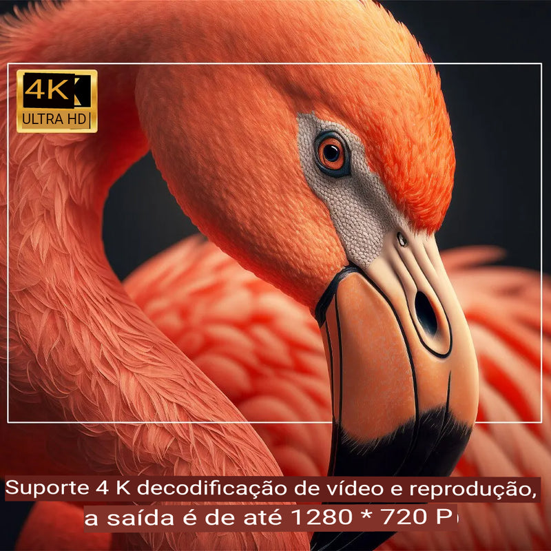 Projetor tela de cinema em casa 4K Android 11 Dual Wifi6 260ANSI H713 BT5.0 1080P 1280*720P