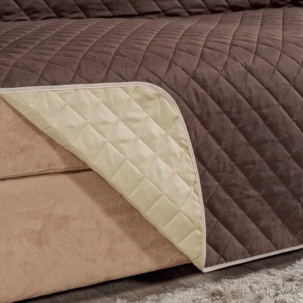 Protetor De Sofá Padrão 4 Lugares Impermeável Dupla Face | SofaProtec 4D™